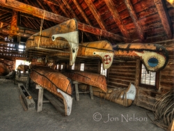 voyageur-canoes-in-canoe-shed